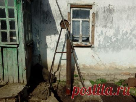 Самодельное устройство для бурения скважины своими руками (ударно-канатный метод)