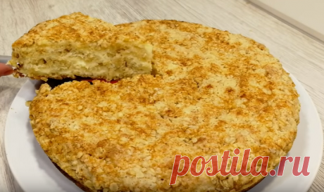 Нереальный Пирог Сметанник за 10 минут + время на выпечку | Рецепты: Вкусно, Быстро, Просто | Яндекс Дзен