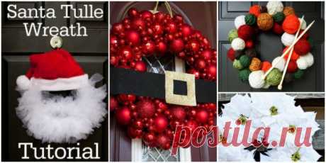 20+ DIY Christmas Wreath Ideas and Projects to Adore Your Home
