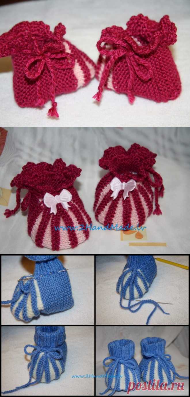 2HandMade  &raquo; Blog Archive   &raquo; Пинетки зефирки для девочки или мальчика /