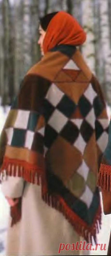 Шаль &quot;Уральские самоцветы&quot;