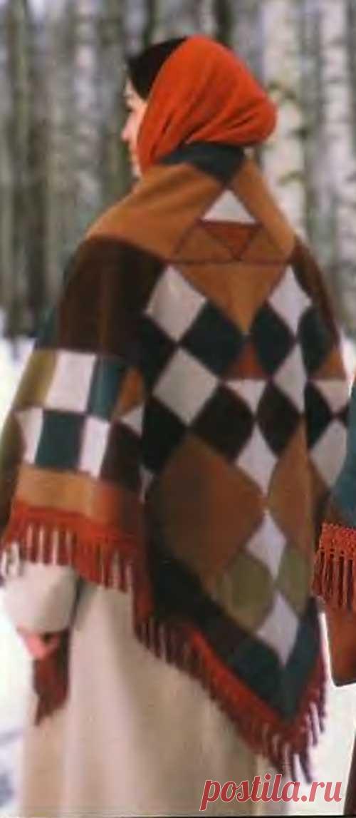 Шаль "Уральские самоцветы"