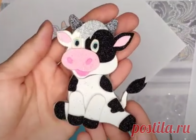 Символ 2021 года из фоамирана. 3 мастер-класса