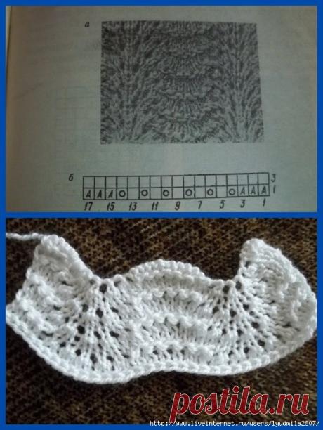 Белоснежное чудо спицами для 6-ти месячного ребёнка