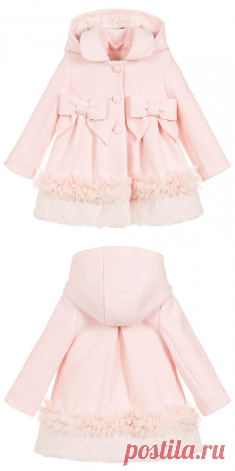 Lapin House - Girls Pink Coat | Childrensalon