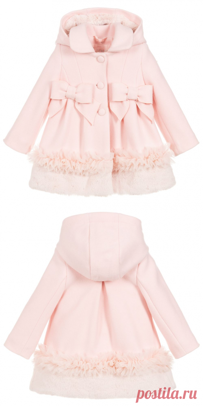 Lapin House - Girls Pink Coat | Childrensalon