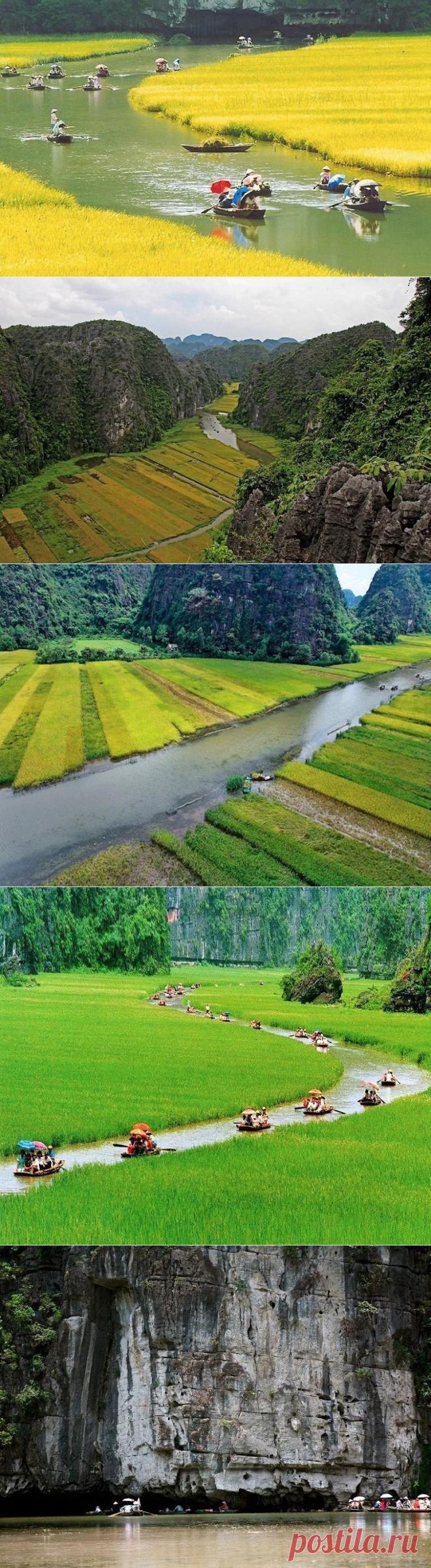 Карстовые горы и поля Там Кока