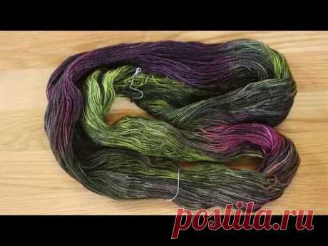 Dyepot Weekly #44 - Dyeing Glazed Yarn - Overdyeing Neon Colors with Black