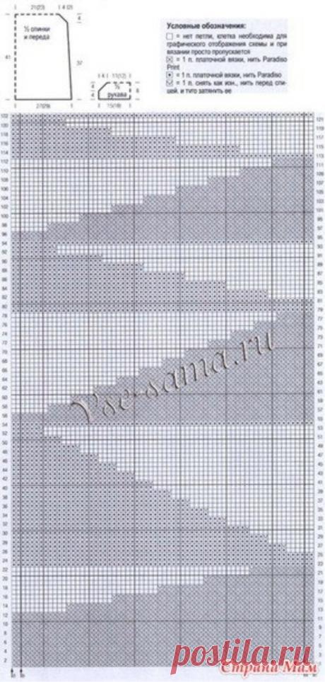 Gray women blouse crochet free pattern