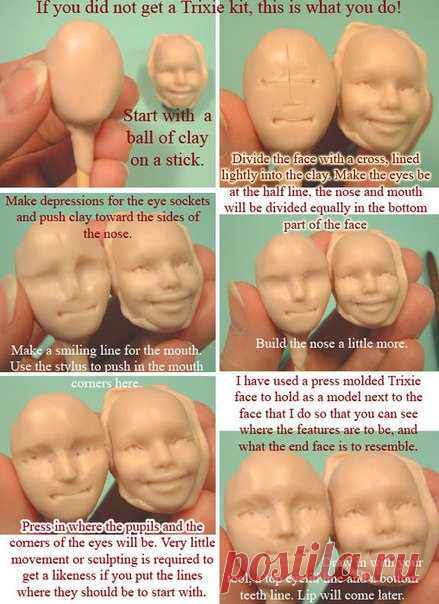 ПРОЦЕСС ЛЕПКИ КУКЛЫ ИЗ ПОЛИМЕРНОЙ ГЛИНЫ | 19 фотографий