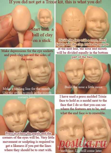 ПРОЦЕСС ЛЕПКИ КУКЛЫ ИЗ ПОЛИМЕРНОЙ ГЛИНЫ | 19 фотографий