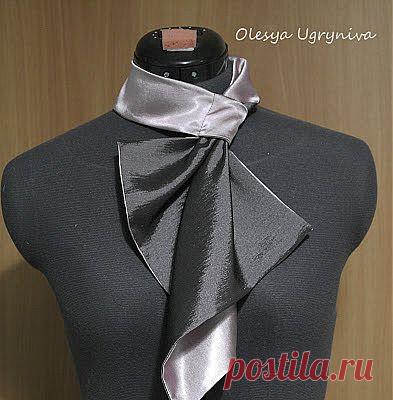 золотой петушок: Красивый шейный платок! МК.