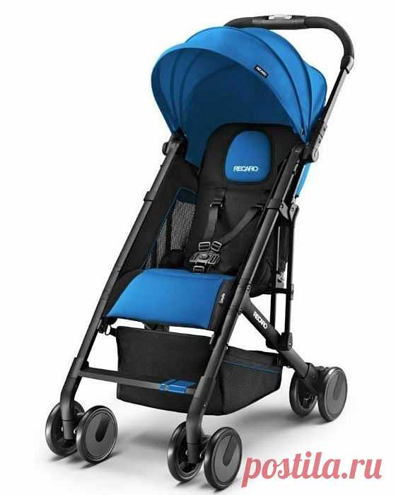ПРОГУЛОЧНАЯ КОЛЯСКА EASYLIFE СИНЯЯ RECARO (РЕКАРО)