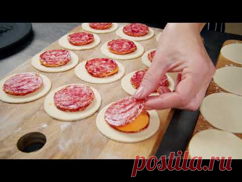 Cмели быстрее пиццы! Минутная вкуснота из 3 ингредиентов, пока гости поднимаются по лестнице!