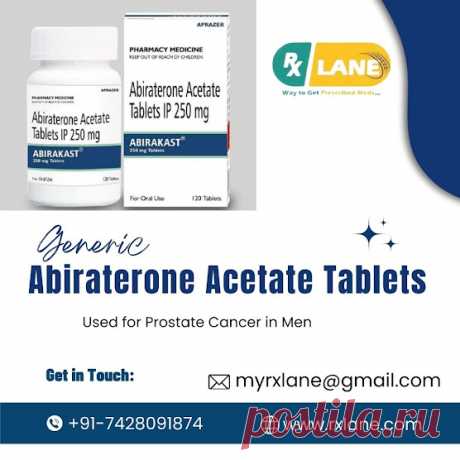 If you or someone you know is looking to Buy Abiraterone 250mg Tablets Dubai, then you have come to the right place. Rxlane Pharmacy provides reasonably priced medicine from all around the worldwide. We provide top-notch customer service in addition to providing high-quality medicine at competitive pricing, Additionally, you can benefit from the comfort of ordering your medication online.