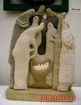 Авторские куклы-скульптуры из ткани — Делаем руками