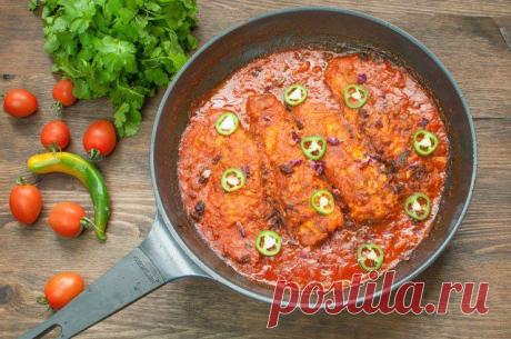 Полезное каждый день! - Филе рыбы в маринаде из сладких перцев