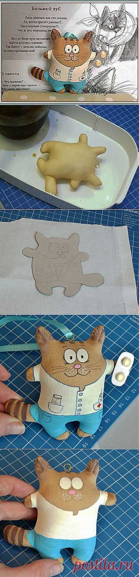 Руководство: кофейный котик-врач - Ярмарка Мастеров - ручная работа, handmade