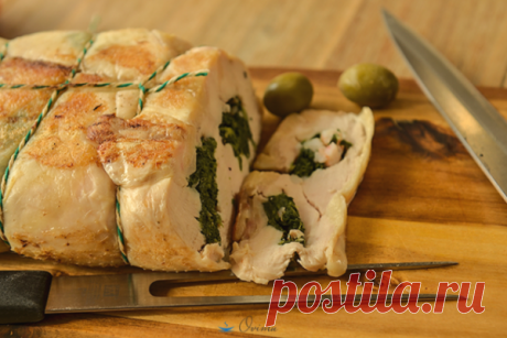 Галантин с шпинатом и креветками – БУДЬ В ТЕМЕ