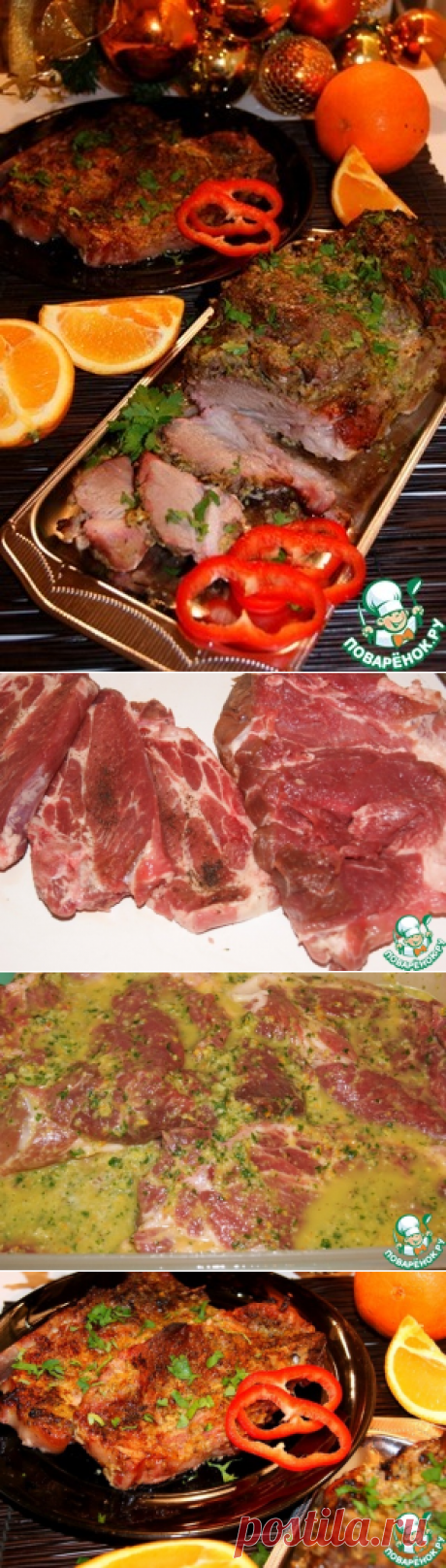 Маринованная запеченная свинина по-кубински