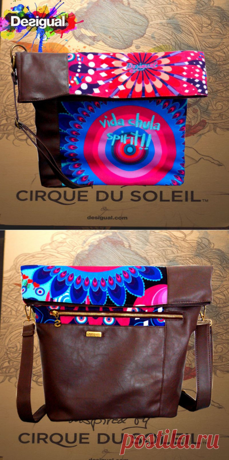 Сумка в стиле desigual. Цена 1600р