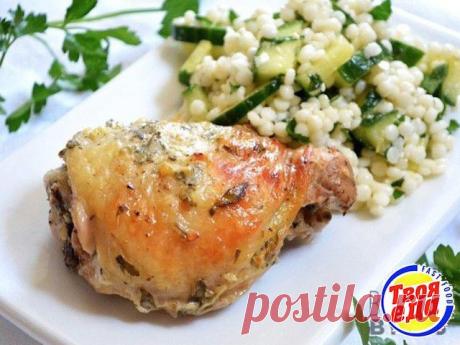 Курица в маринаде по-гречески