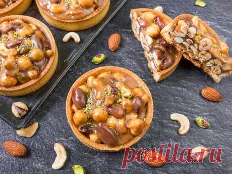 Рецепт ореховых тарталеток с карамелью с фото пошагово на Вкусном Блоге