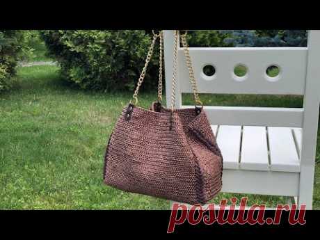 Сумка из рафии как у Gucci. Мастеркласс.