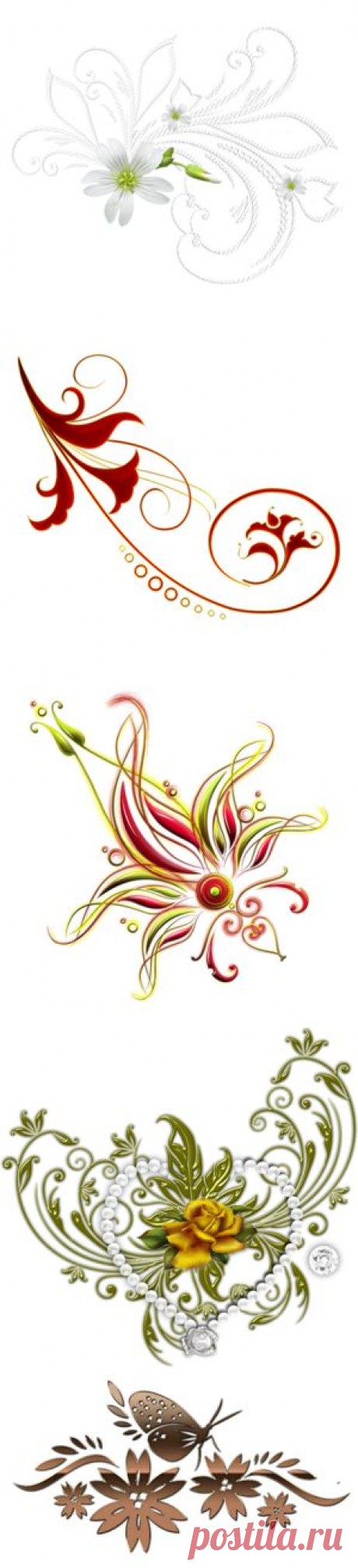 декоративные элементы png.