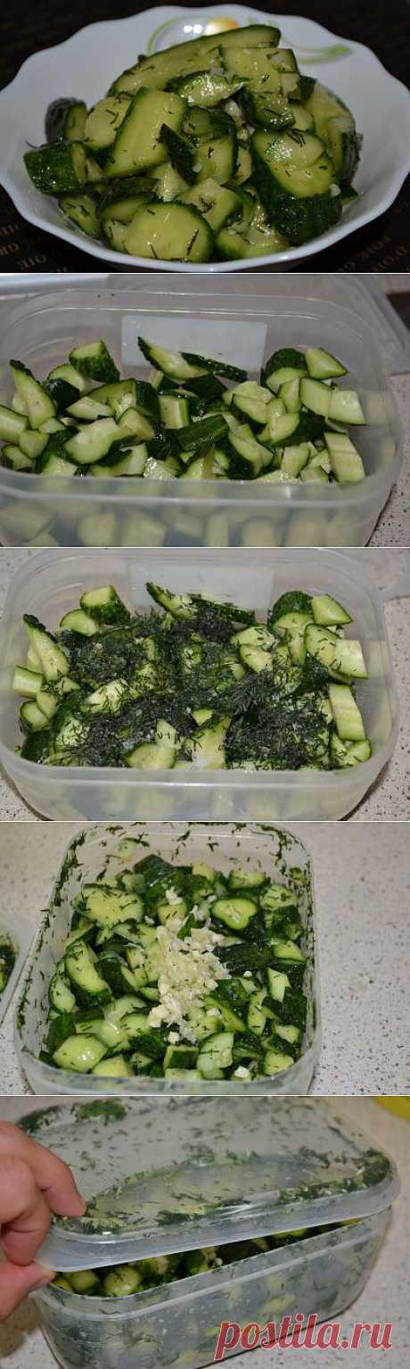 Как приготовить маринованные огурцы за 30 минут