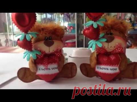 Manualidad paso a paso de OSO EN LATA - SAN VALENTIN