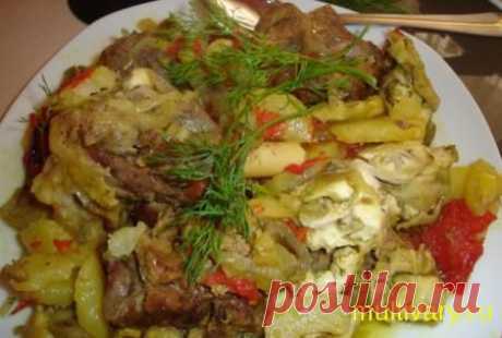 Жаркое с курицей в мультиварке рецепт, блюдо, как приготовить