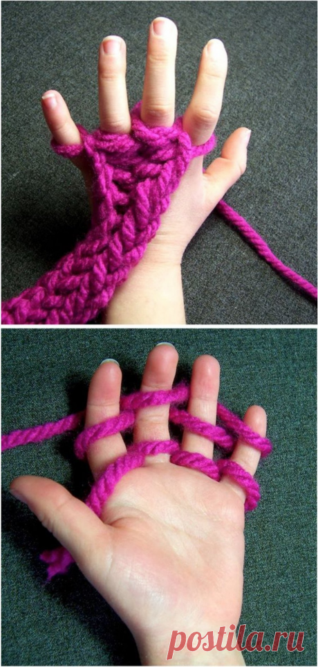 Вязание на пальцах