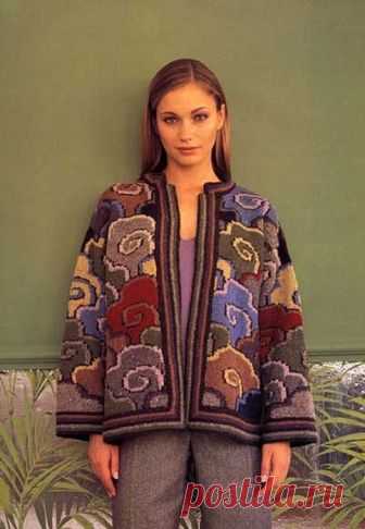 Patchwork от Kaffe Fasset. Жакеты спицами