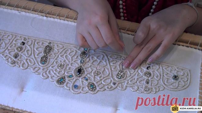 Изготовление короны Среди элементов традиционного праздничного крестьянского костюма Заонежья особый интерес представляет девичий головной убор корона с сеткой-поднизью...