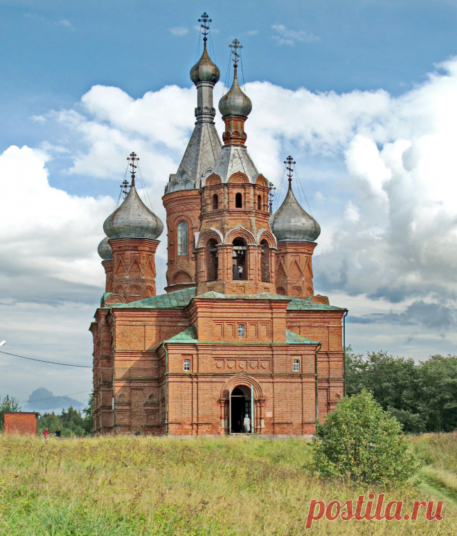 Фото Спасо-преображенский храс в с. Волговерховье.. Альбом Селигер - 50 фото. Фотографии Олег Попков.