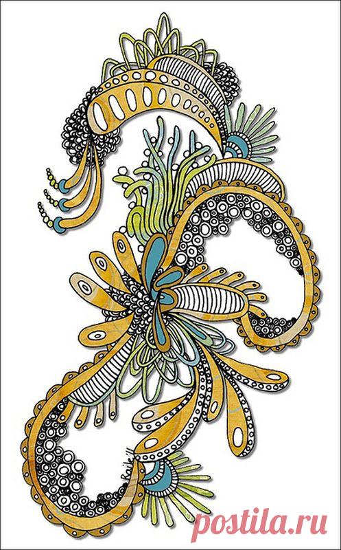 Зентангл - Zentagle ...что это ??? ...14 образцов.