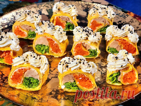Шикарная ЗАКУСКА ! ЗАКУСОЧНЫЕ РУЛЕТЫ ко Дню Влюбленных!
Ссылка на видео:
https://youtu.be/s8mkTtgVeLo
Закуска, которая удивит и приятно порадует своим вкусом Ваших любимых, членов семьи и гостей.