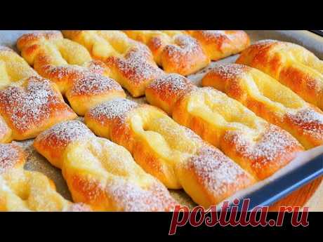 Неимоверно вкусные БУЛОЧКИ С КРЕМОМ. Мягкие, нежные. Нравятся всем!!!