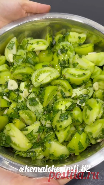 Qışlıq çoox ləzzətli doğranmış 🔴GÖY POMİDOR🔴turşusu#shorts #trending