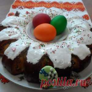Вкусный и красивый пасхальный венок