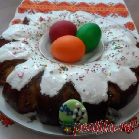 Вкусный и красивый пасхальный венок