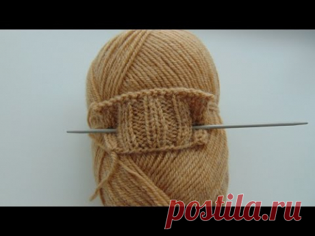 Закрытие резинки. Эластичный способ.