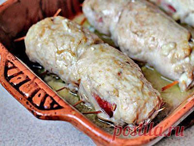 Рулетики из курицы / TVCook: пошаговые кулинарные рецепты c фото