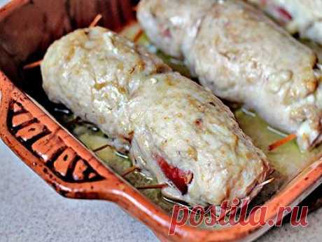 Рулетики из курицы / TVCook: пошаговые кулинарные рецепты c фото