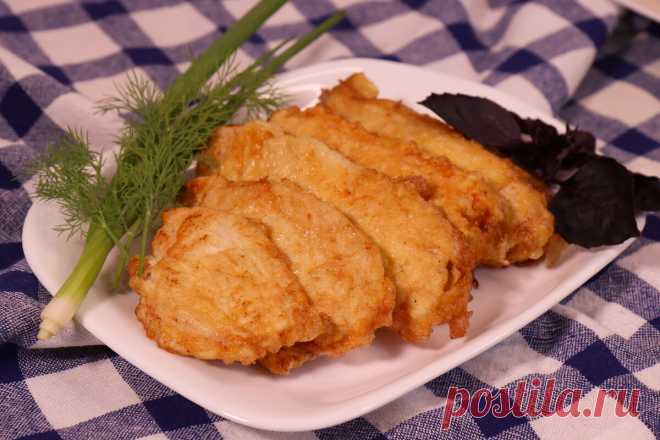 Отбивные из куриного филе без отбивания. Вкусные, очень сочные и без хлопот