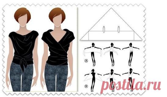 19 цельнокроеных модных выкроек для не умеющих шить! Для начинающих портных...