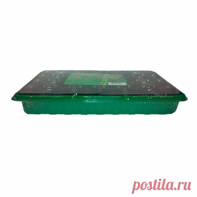 Минипарник для рассады 360х230 мм с крышкой 24 ячейки с торфяными таблетками | Бауцентр