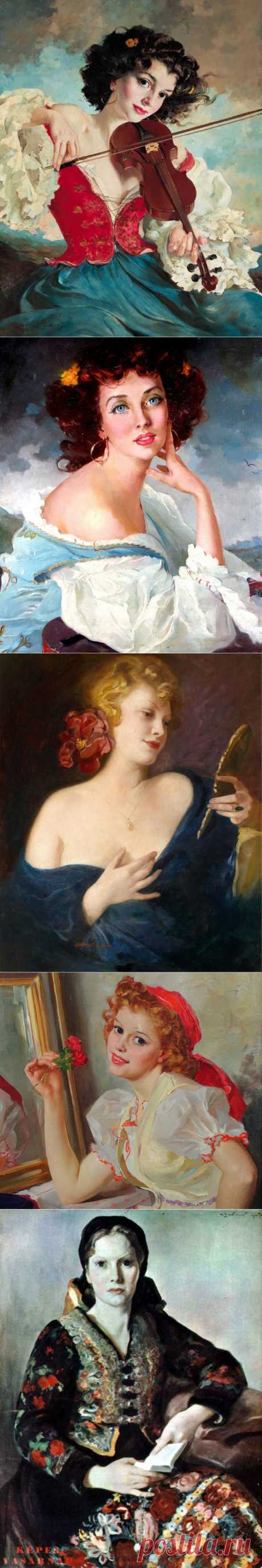 Maria Szantho (Hungary, 1898-1984)... Ты не женщина, ты нежность, Ты любовь земная...
