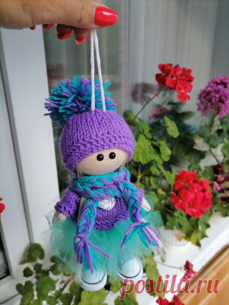Hand-made товароы: текстильная подвесная кукла. купить у мастера без наценок!